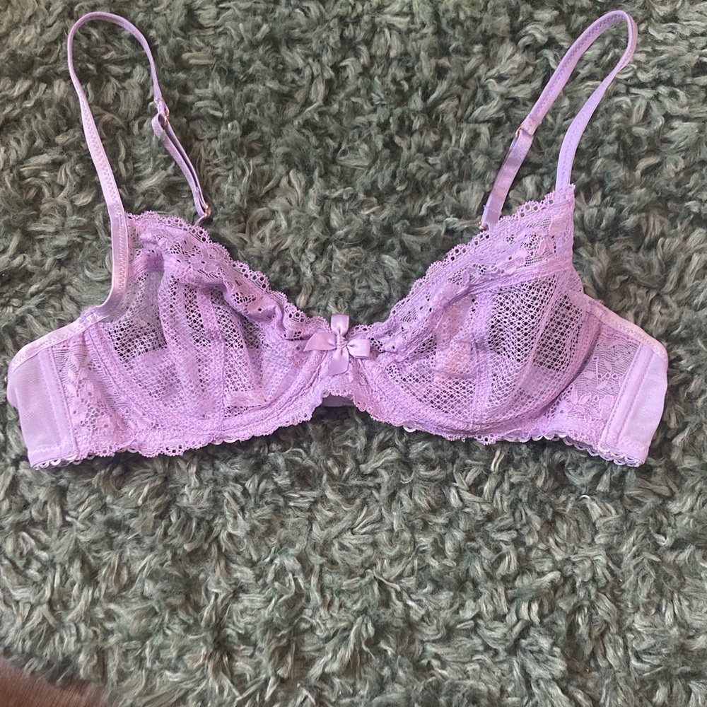 Savage X Fenty Lilac Lace Bra